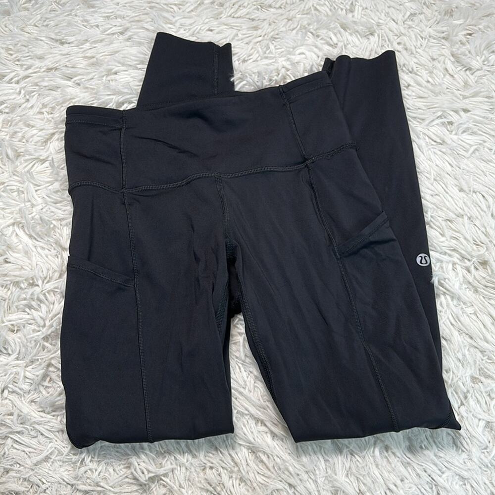 Lululemon Fast & Free 7/8 Tight II *Non-Reflective Nulux 25" Black